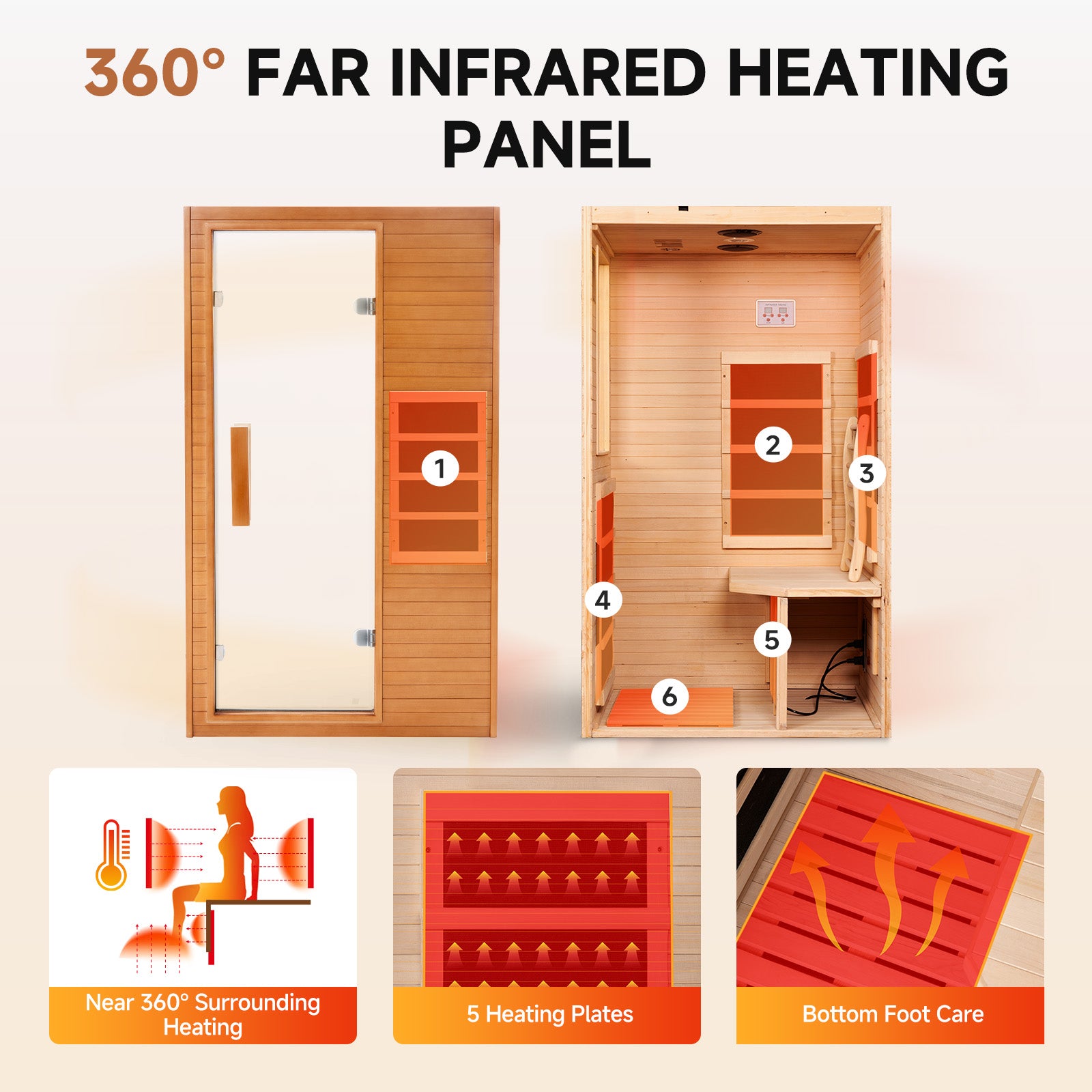 Earth Compact 1 Person Low EMF Far Infrared Sauna