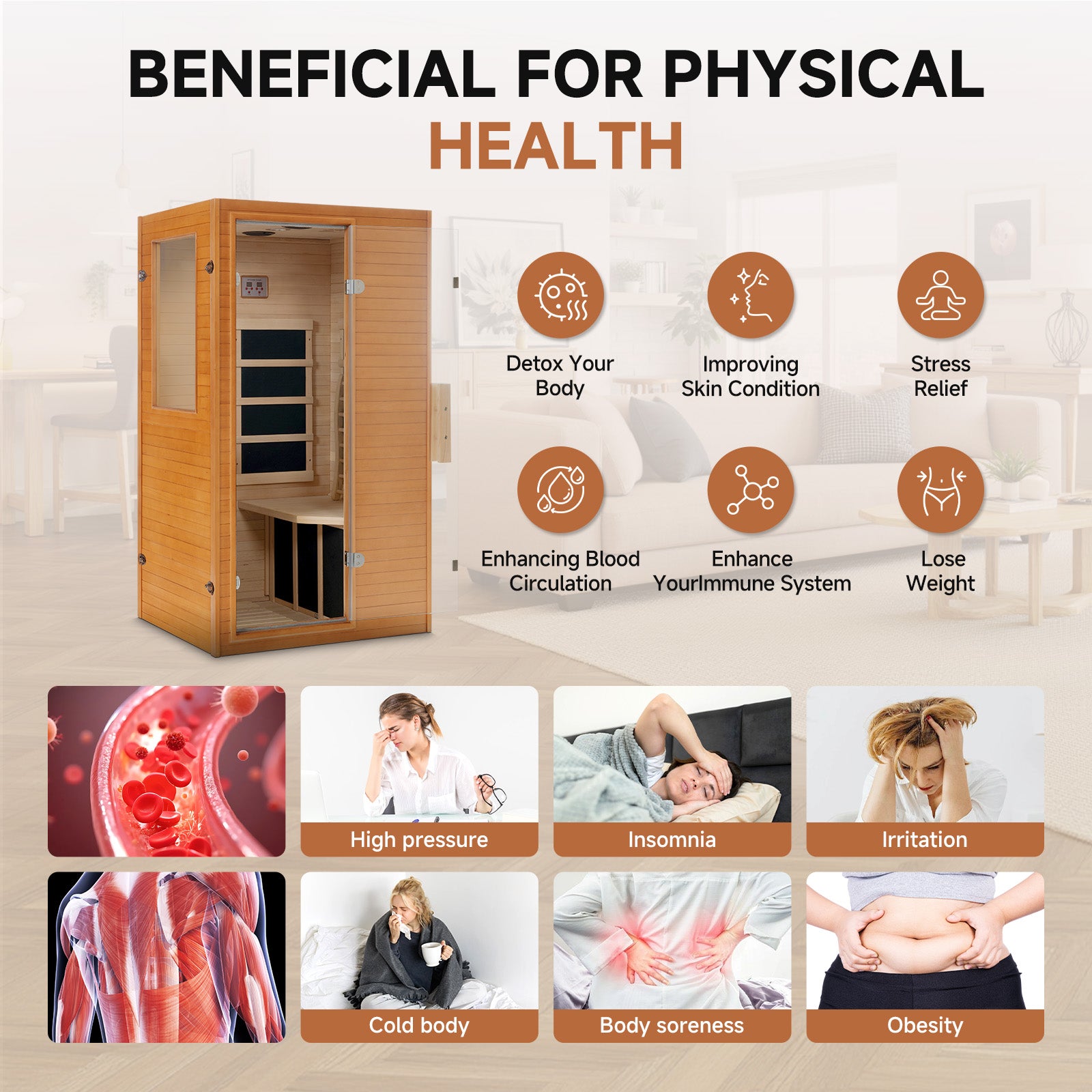 Earth Compact 1 Person Low EMF Far Infrared Sauna