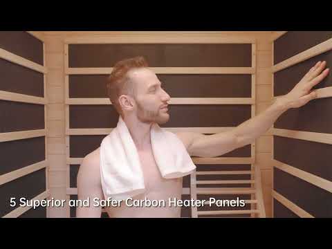 Load video: Earth 1-2 Person Low EMF Far Infrared Sauna