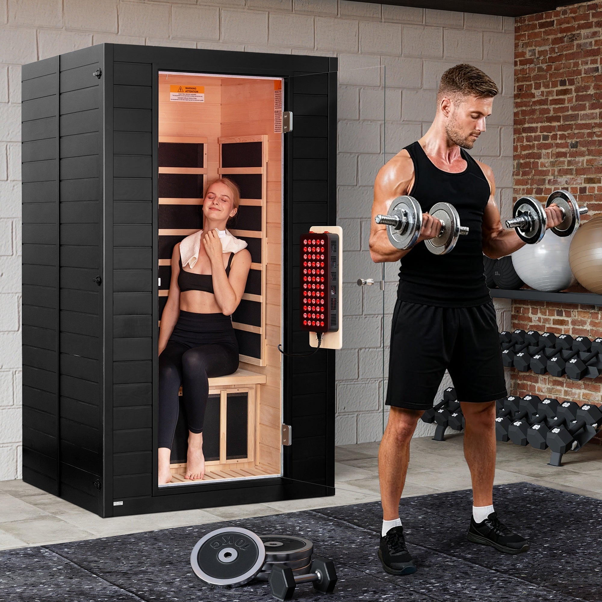 Full Spectrum Infrared Sauna with Red Light Therapy Under $3000
