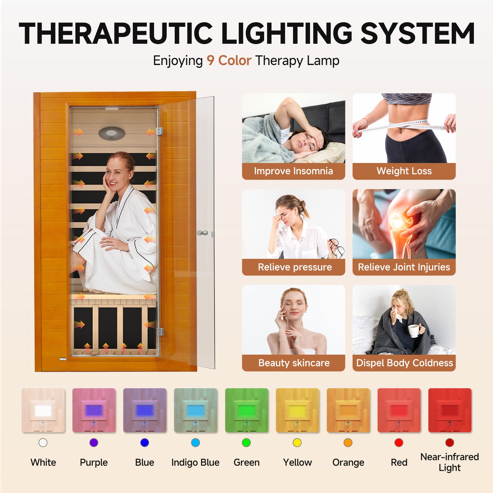 Earth 1-2 Person Low EMF Far Infrared Sauna