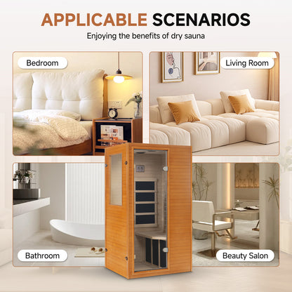 Earth Compact 1 Person Low EMF Far Infrared Sauna