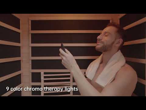 Load video: Earth 2 Person Low EMF Far Infrared Sauna