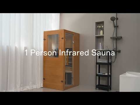 Load video: Earth Compact 1 Person Low EMF Far Infrared Sauna